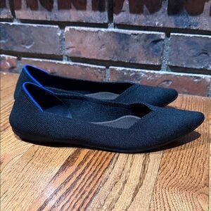 ✨ Rothy’s The Point Flats | Black | Women’s 8.5 ✨